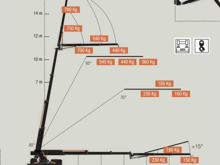 Mini Żuraw BG LIFT M 250 - Usługi - wynajem z operatorem